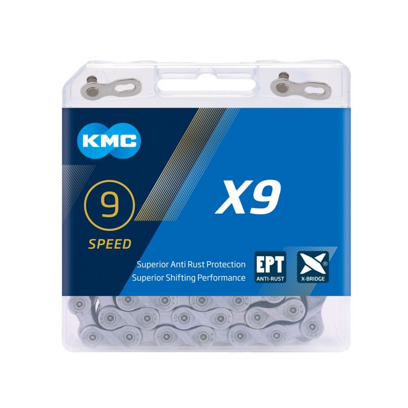 Cadena 9 velocidades KMC X9 EPT