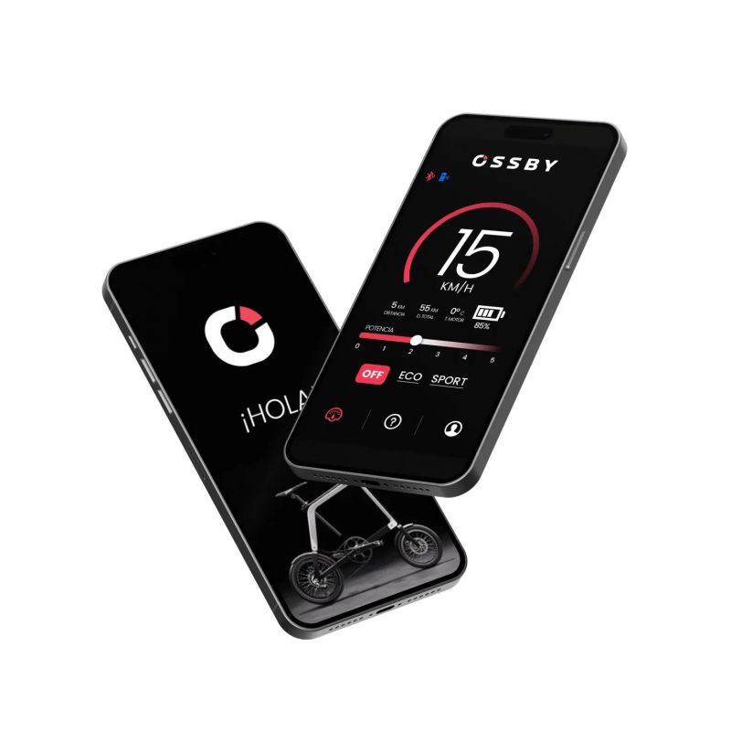 APP Bicicleta eléctrica plegable OSSBY GEO